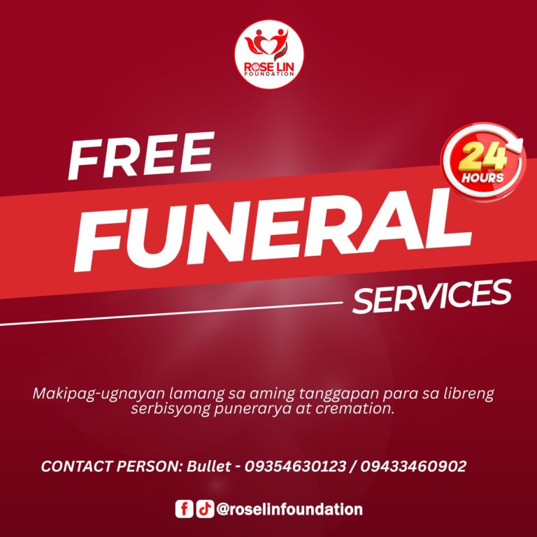 A Helping Hand in Difficult Moments: Free Funeral Care by Rose Lin Foundation